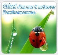 CRICEL - le spécialiste en accessoires - s'engage pour le développement durable.