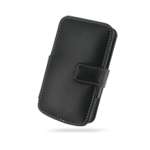 HTC Touch HD - Etui cuir PDAIR NOIR ouverture type book (3BHTHDB41) 