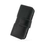PDAIR - Etui - Housse cuir NOIR ouverture type horizontal pouch (3BSEG7P01) pour Sony Ericsson G700/G700i