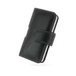 PDAIR - Etui - Housse cuir NOIR ouverture type horizontal pouch (3BSEWIP01) pour Sony Ericsson W960/W960i