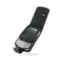 PDAIR - Etui cuir NOIR ouverture type flip top pour HP Ipaq hw6915