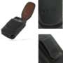 PDAIR - Etui vertical en cuir Xtra large NOIR pour Nokia E63