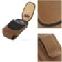 PDAIR - Etui vertical en cuir Large MARRON  pour HTC S710