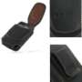 PDAIR - Etui vertical en cuir Medium NOIR pour Nokia 5530