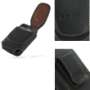 PDAIR - Etui vertical en cuir Xtra large NOIR pour Blackberry Curve 8900