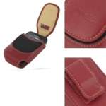 PDAIR - Etui - Housse vertical en cuir Medium ROUGE pour Sony Ericsson C510