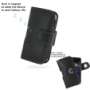 PDAIR - Etui cuir NOIR ouverture horizontale pouch noir pour Blackberry Bold2 9700