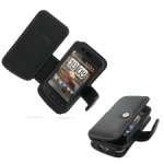 Etui  cuir PDAIR NOIR ouverture type book (3BHTT2B41) pour HTC Touch2