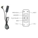 HTC Touch Cruise 2009 - T�l�commande avec sortie audio st�r�o jack 3.5 mm 
