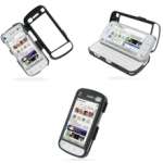 PDAIR - Etui - Housse aluminium NOIR (1BNK9MB51) pour Nokia N97 mini