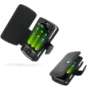 PDAIR - Etui cuir NOIR ouverture type book pour Acer E101