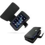 PDAIR - Etui - Housse cuir NOIR ouverture type book (3BNK9SB41) pour Nokia N900