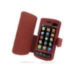 PDAIR - Etui - Housse cuir Rouge ouverture type book (3RSS8EB41) pour Samsung S8500