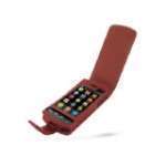 PDAIR - Etui - Housse cuir Rouge  ouverture type flip top (3RSS8EF41) pour Samsung S8500