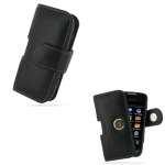 PDAIR - Etui - Housse cuir NOIR ouverture type horizontal pouch (3BSST7P01) pour Samsung Omnia 7