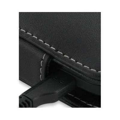 Etui  cuir PDAIR NOIR ouverture type book (3BHT7YB41) pour HTC 7 Trophy