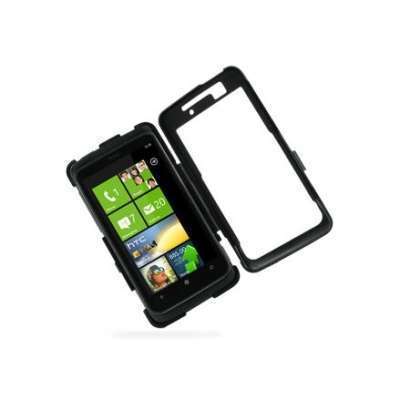 Coque  aluminium PDAIR NOIRE (1BHT7YB51) pour HTC 7 Trophy