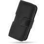 Etui - Housse cuir NOIR PDAIR ouverture horizontale pouch (3BHTDGP01) pour HTC Desire S