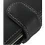 Etui - Housse cuir NOIR PDAIR ouverture horizontale pouch (3BHTDGP01) pour HTC Desire S