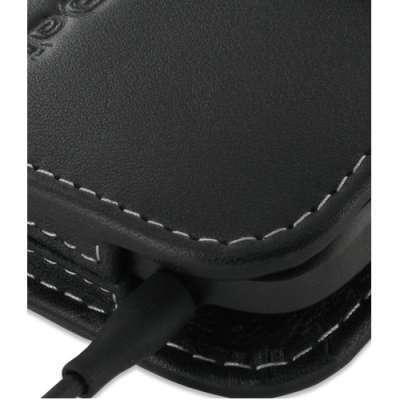 Etui - Housse cuir NOIR PDAIR ouverture horizontale pouch (3BHTDGP01) pour HTC Desire S