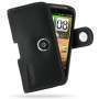 Etui - Housse cuir NOIR PDAIR ouverture horizontale pouch (3BHTDGP01) pour HTC Desire S
