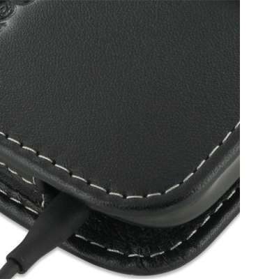 Etui Housse cuir PDAIR NOIR ouverture horizontale Pouch (3BHTS4P01) pour HTC Sensation