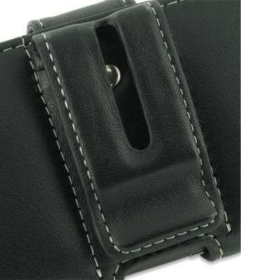 Etui Housse cuir PDAIR NOIR ouverture horizontale Pouch (3BHTS4P01) pour HTC Sensation
