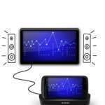 Station d'accueil USB Kidigi avec sortie HDMI pour HTC Sensation