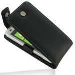 Etui - housse Cuir Noir PDAIR Type Flip Top (3BHTRAT41) pour HTC Radar