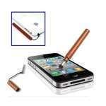 Samsung Galaxy Mini (S5570) - Stylet court avec capuchon- orange - �cran tactile capacitif