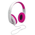 Samsung Galaxy Mini (S5570) - Casque Omega Colorblock blanc et rose Jack 3.5 mm