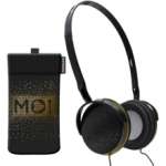 Samsung Galaxy Mini (S5570) - Pack Morgan noir et or avec casque audio et chaussette