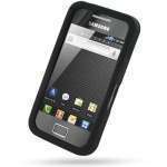 PDAIR - Etui - Housse silicone NOIR (SFXBSSGTXX1) pour Samsung Galaxy Ace