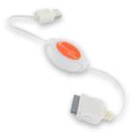 C�ble r�tractable pour Ipod