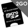 Micro SD 2 Go Silicon Power 80X