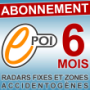 Abonnement radar pour GPS Kenwood (Abonnement 6 mois)