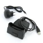 Station d'accueil USB pour HTC P4350 / Herald avec chargeur secteur