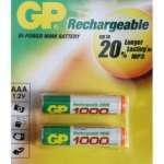 Pile rechargeable (x2) AAA - 1000 mAh