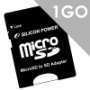 Micro SD 1 Go Silicon Power 80X