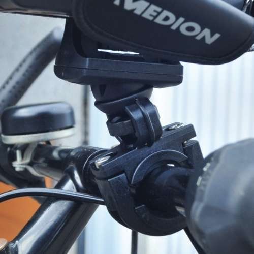 Support Universel à Rotule 17 Mm Pour Guidon De Moto/vélo – Pince 16-40 Mm, Compatible Téléphone/tablette - 3