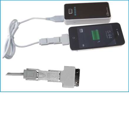 Chargeur batterie externe 4400 mAh - micro usb mini usb iphone 