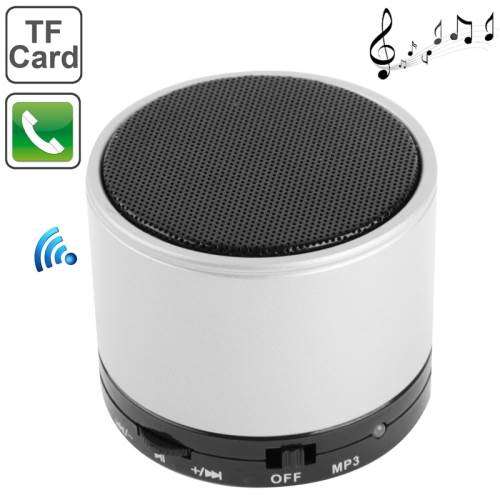 Mini Enceinte Portable Avec Jack 3.5mm - Alimentée Par Piles AAA, Design Compact Blanc