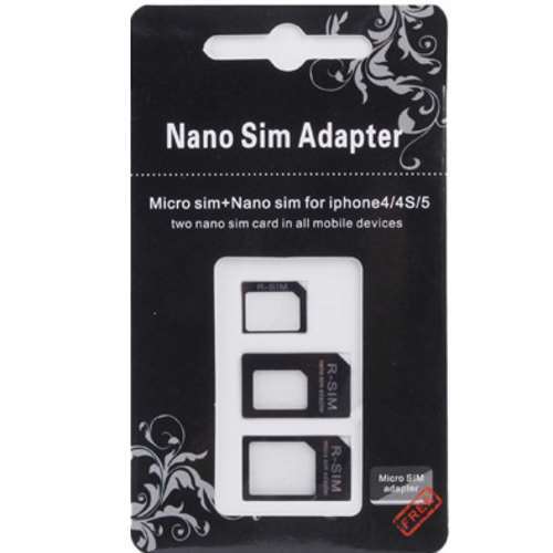 Adaptateur carte SIM - Micro et Nano SIM 