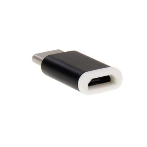 Câble adaptateur USB à connecteur USB 2.0 A femelle vers micro-USB 2.0 B  mâle OTG noir 0,20 m. - Discomputer