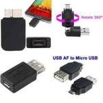 Adaptateurs micro USB mini USB